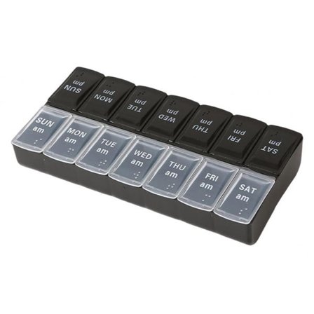 TG Flexibel, slitstark Dosett Medicinsk case Svart/Vit