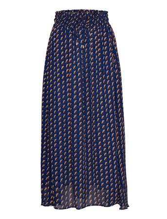 Riannaiw Skirt Knälång Kjol Blå InWear