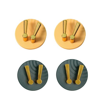 Tandbørsteholder krog, vægmonteret tandbørsteholder (4 stk)