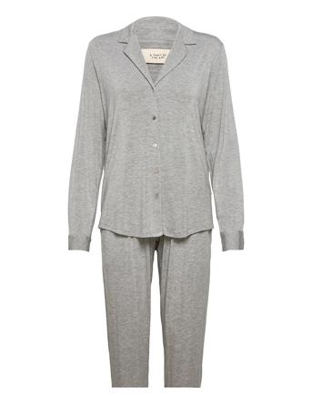 Ego Set Pyjamas Nattøj Grå A Part Of The Art
