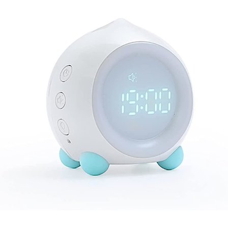 Kids Alarm Clock, Wake Up Light, Digital Clock, Nap Timer, Snooze Function