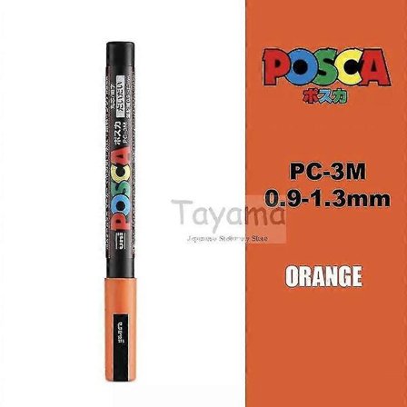 Uni Posca PC-3M Fin Spissmarkørpenn 0,9-1,3 mm Vannbasert 24 Farger Kunstmarkører[JUN]