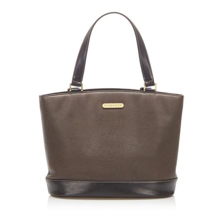 Burberry Vintage, Pre -owned Leather Handbag Bruin, Dames, Maat:ONE Size