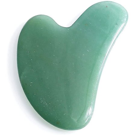 Massageverktyg Gua Sha Platta Skrapsten Energi Rosenkvarts Massageapparat Skönhetsvård