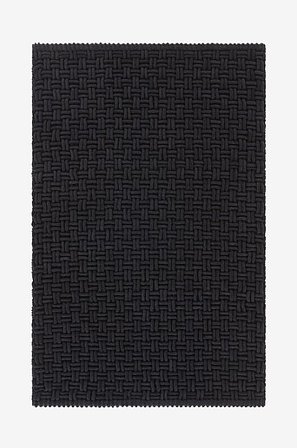 Jotex - Badrumsmatta 80x120 Cm Bomull - Polyester Svart Enfärgat PANAMA - Köp Badrumsmattor hos Jotex