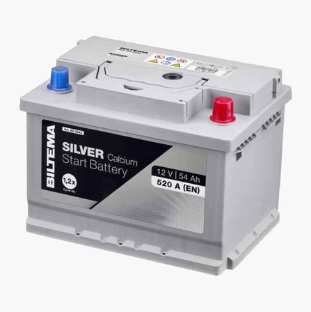 Startbatteri Silver 12 V 54 Ah - Biltema
