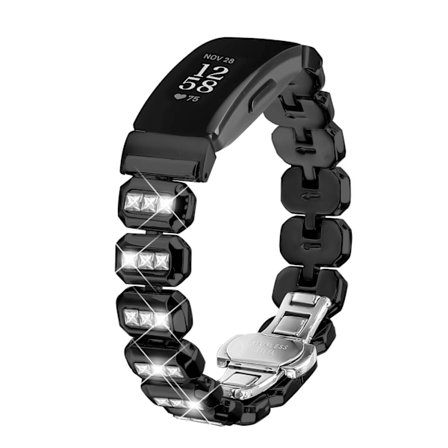 Fitbit Inspire Square Diamond Butterfly Spänne