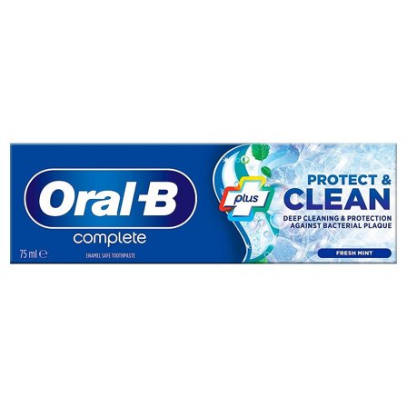 Oral-B Complete Refreshing Clean Tandpasta 75 ml, Medicin & Pleje, Mund & Tandpleje, Tandpasta