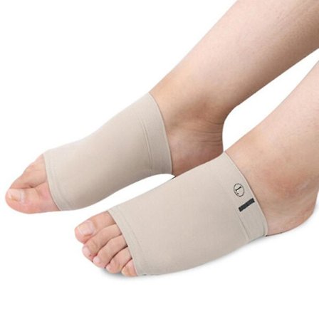 Fötter Ortopedisk Pad Fötter Care Tool Gel Silikon Arch Support Sleeve