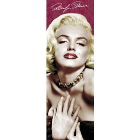 Marilyn Monroe - Red Lips Gold Necklace