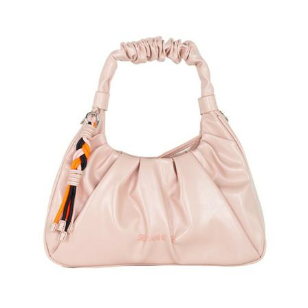 Silvian Heach HandTas with curled handle ;Erunna& , Roze , Dames , Maat: ONE Size Handtassen