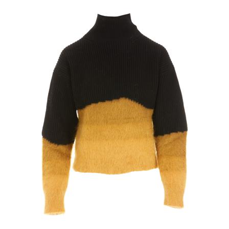 Dondup, Turtleneck Zwart, Dames, Maat:XS