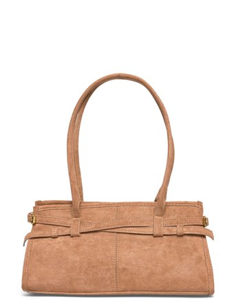 Gina Tricot Buckel Shoulder Bag - Beige - ONE SIZE