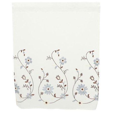 Cafégardin med blomstermönster Kort Cafégardin Kort Fönstergardin Liten Fönstergardin