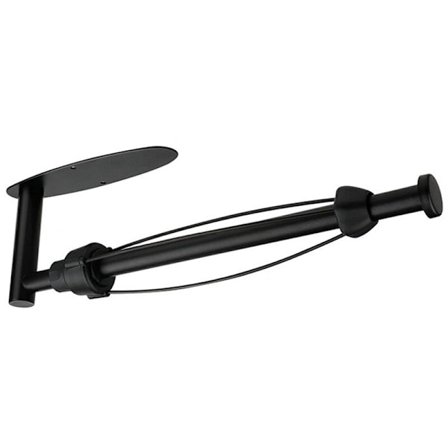 Toiletpapirrulleholder til badeværelse, enhånds papirholder, vægmonteret hylde med rund dæmpningseffekt