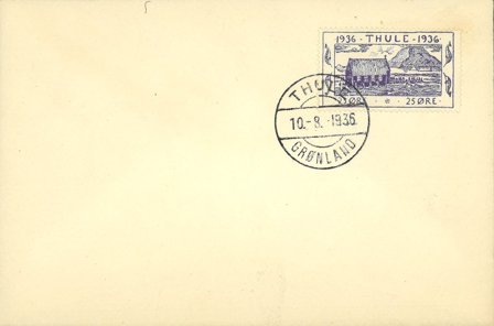 Grønland 1936 - Thule AFA 5 - FDC