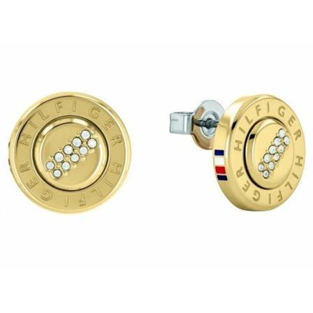 Tommy Hilfiger, Tommy Hilfiger Earrings Żółty, Kobieta, Rozmiar: ONE Size