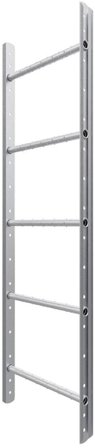 W.steps WWRS Vägg- och takstege krom 1500 mm, Stegar & ställningar