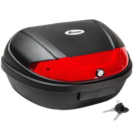 Tectake Packväska Mc Top Case Ca 48 Liter Svart