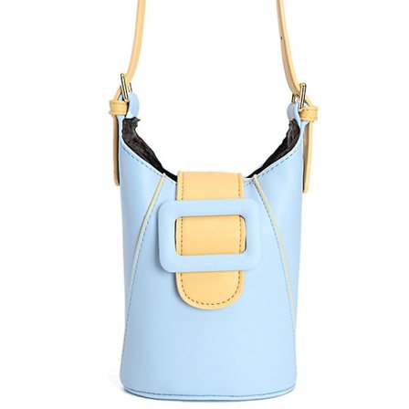 Mobiltelefon Messenger Bag Pu Plånbok Axelväska Plånbok Med Lädermun