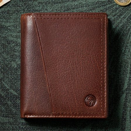 Montreal Rustic Tan RFID Leather Wallet for Men - Wallets