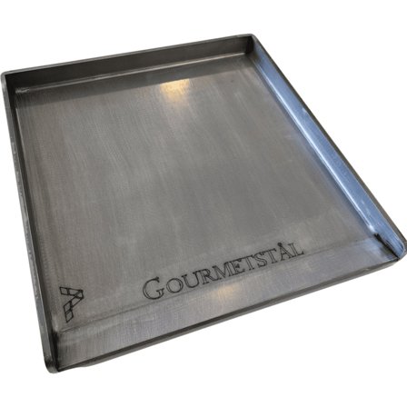 Gourmetstål Grillplade med høje kanter | KitchenOne