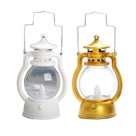 Mini-lyhdyt 2 kpl Led-pienet lyhdyt kannettavat retro-petrolyylyhdyt