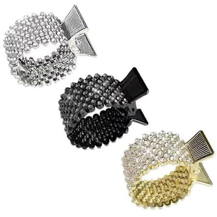 3 st Metall Hårklämmor Hårklämma Hållare Kristall Hårklämma Metall Hårklämmor Små Hårklämmor