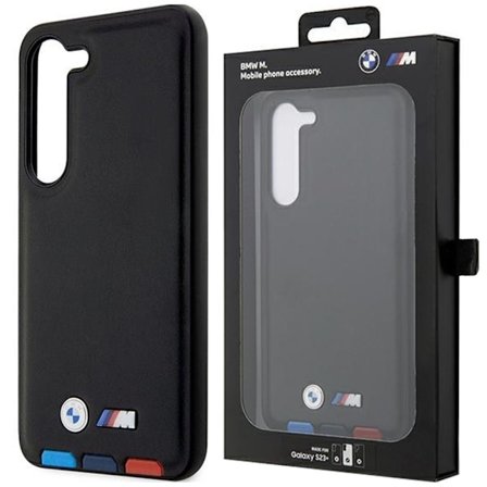 BMW BMHCSA5422PTDK A54 Veske - Svart skinnstempel tricolor