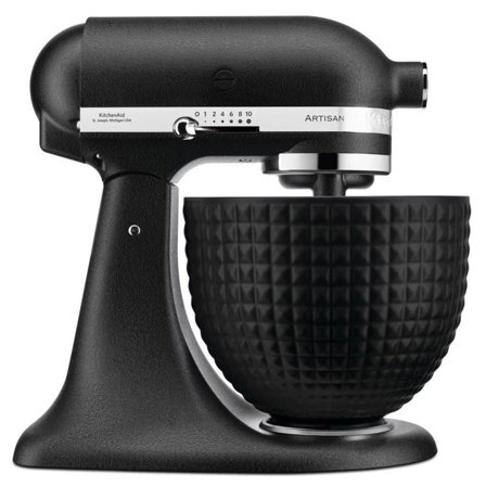 Kitchenaid 5KSM156CXEBK Artisan kjøkkenmaskin 4,7 liter, black on black' - 'Svart
