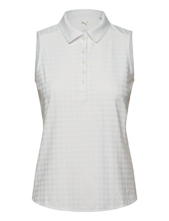PUMA Golf | W Houndstooth Sl Polo | XS