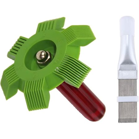 Finskammar, AC-Finskammar, Rengöringsborste för Fins, AC-Kondensator Kam, för Rengöring, Kam