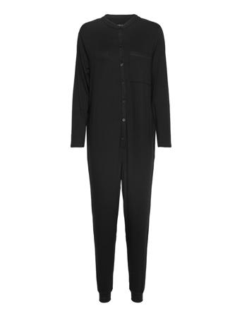 Hug All In Jersey Jumpsuit Haalari Musta Moshi Moshi Mind