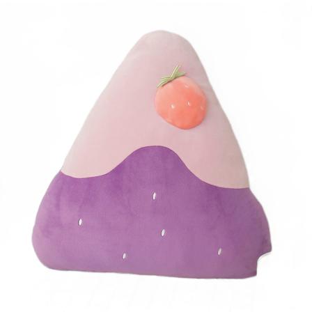 (50cm) Plysch Fruktkaka Kudde Leksak Mjuk Triangel Dessert