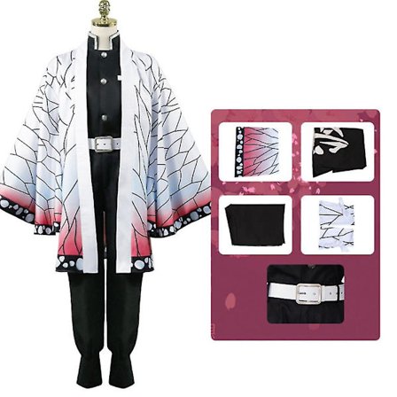 Kid Boy Demon Slayer Tanjirou Nezuko Kimono Outfit Cosplay kostym