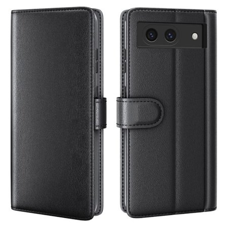 Aito nahkakotelo Google Pixel 8a musta