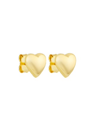 Charlotte Bonde STHLM Signature Heart Studs Silver Smycken & klockor Dam Guld ONESIZE