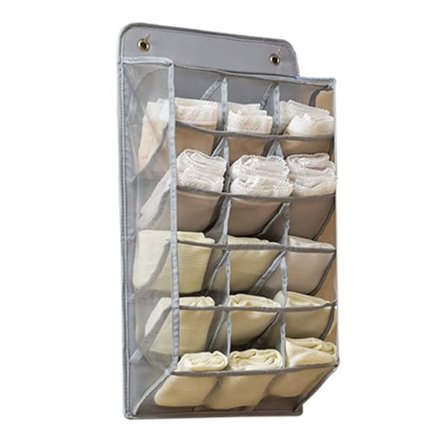 Garderob Hängande Underkläder Organizer Mesh Oxford Tyg PP Skiva Underkläder Vägg Hylla Garderob Hängande förvaringsväska för BH Strumpor Kalsonger...