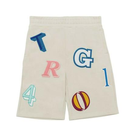 Axel Arigato, Inferno Shorts Beige, Heren, Maat:L,Katoen,Patches