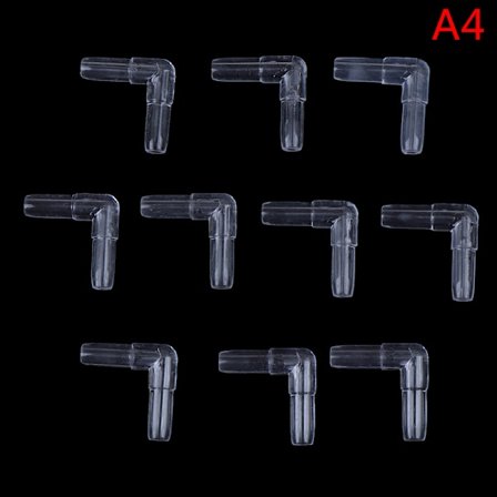 10 st 2Way/3Way Clear Aquarium Tube Connector Luftventiler Montering
