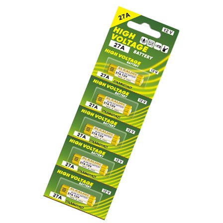 5 kpl/pakkaus 27A 12V alkaliparistoja L828 MN27 erilaisille elektronisille laitteille