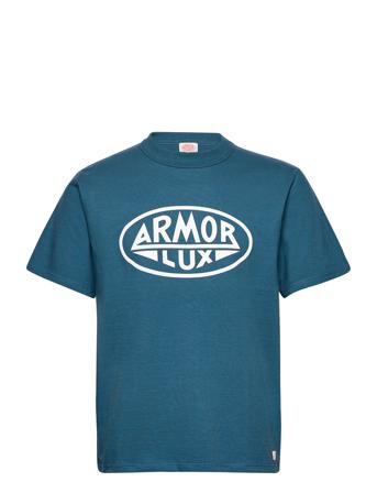Logo T-Shirt Blue Armor Lux