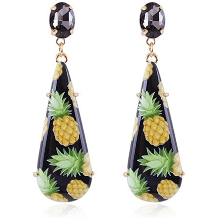 Vattendroppe Ananas Strass Hänge Piercing