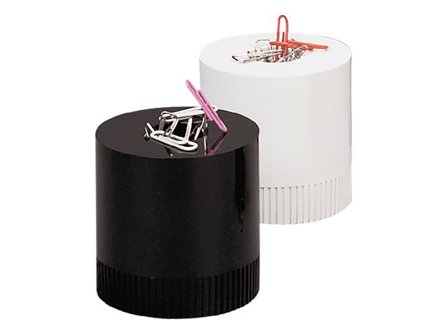 Arlac Gemhållare, magnetisk, polystyren, 68 x 70 mm, svart - Lyreco - Kontorsmaterial - Till skrivbordet - Gemkoppar