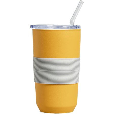 Tumbler med sugrör och lock 20oz Resemugg Isolerad Keramisk Kopp
