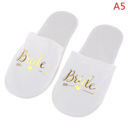 1 par brude bryllup dekoration brudepige fest hjemmesko