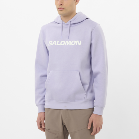Salomon - Warstwy środkowe Odzież Salomon Hoodie M - Cosmic SKY