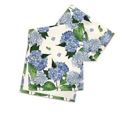 2 Stk Hortensia Bordløper Blomster Bordløper Blomsterbord