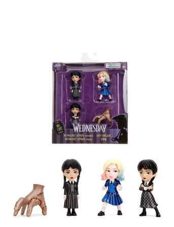Jada Toys | Wednesday 4-Pack Figures 2,5" | ONE SIZE