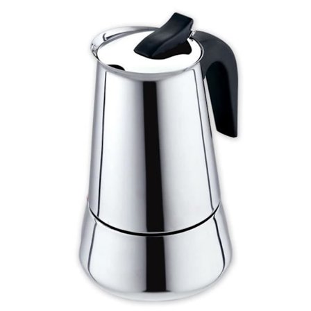 Kaffetrakter, italiensk kaffetrakter, 12 kopper, 600 ml, filter i rustfritt stål for komfyrtopp, topplasting, Moka espresso, - Type 300ML (6 KOPPER)